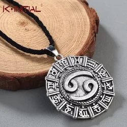 Kinitial Karkat Zodiac Cancer Constellation Necklace Birthday Jewelry Astrology Zodiac Horoscope Necklace Star Sign Viking Runes