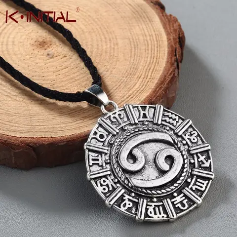 Kinitial Karkat Zodiac Cancer Constellation Necklace Birthday Jewelry Astrology Zodiac Horoscope Necklace Star Sign Viking Runes