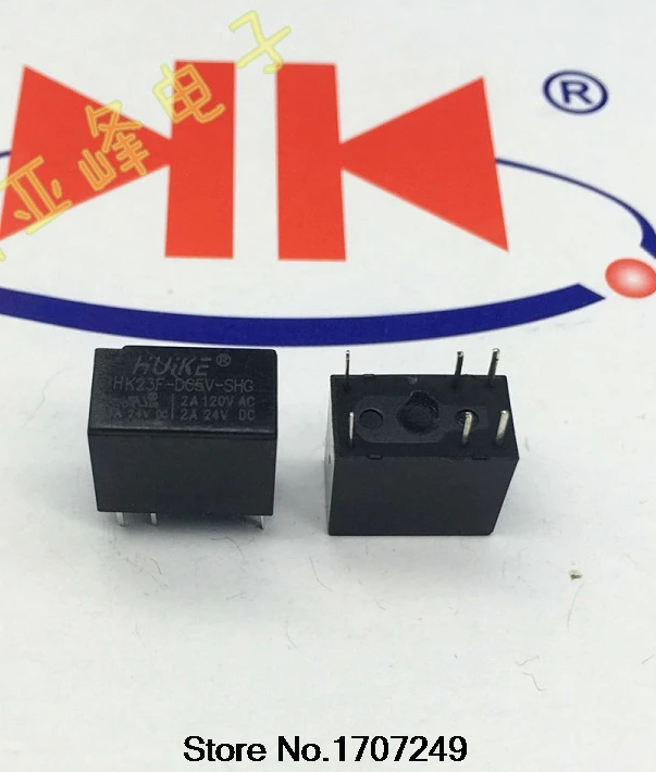 

Free Shipping 10pcs/lot 100% new original relay HUIKE HK23F-DC5V-SHG HK23F-5V-SHG Can replace G5V-1-5VDC