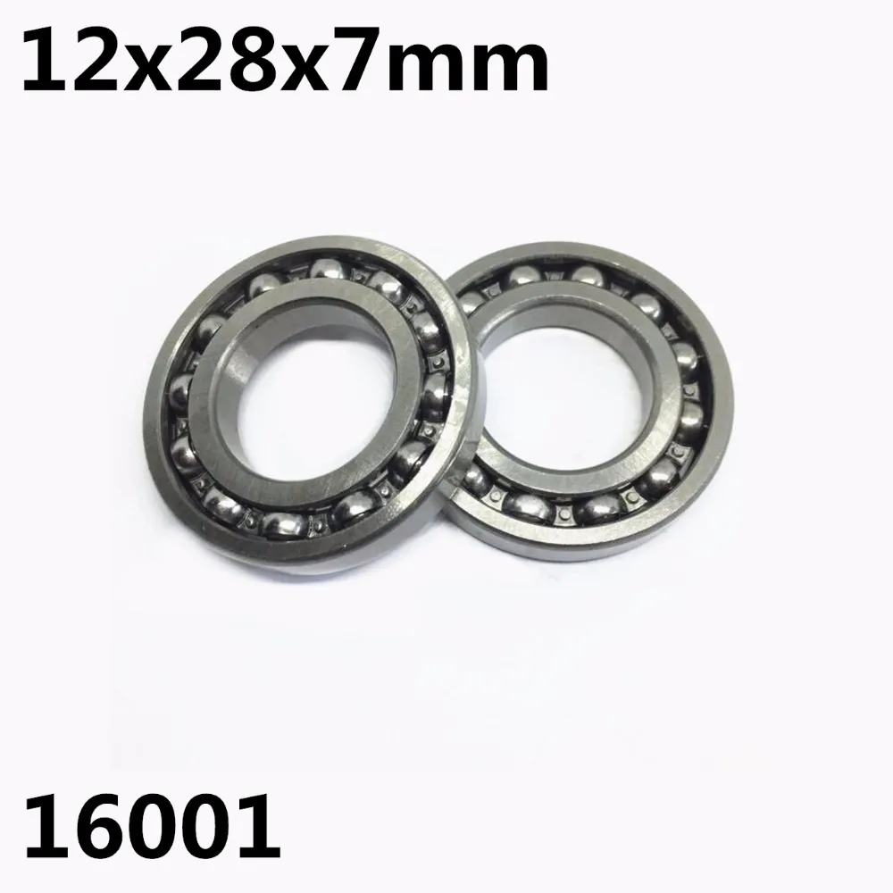 1PCS 16001ZZ 16001-OPEN  12x28x7 mm deep groove ball bearing 16001