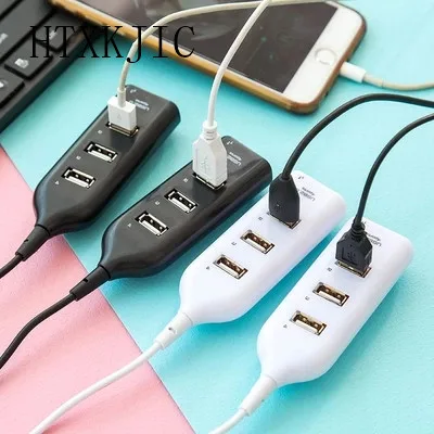 

Hot Sale New usb hub USB 2.0 Hi-Speed 4-Port Splitter Hub Adapter For PC Computer Notebook