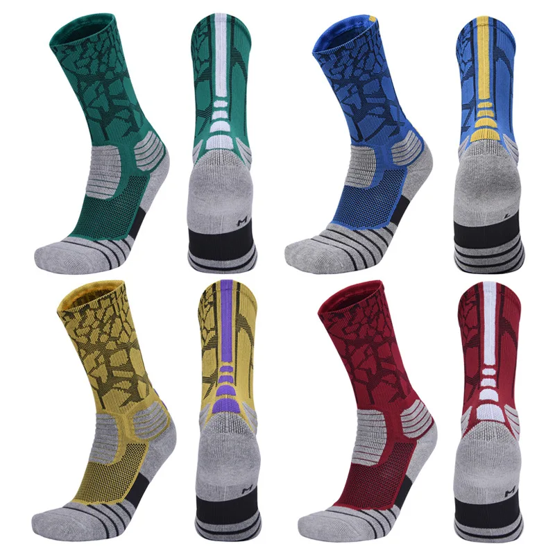 Brothock Professional basketball socks boxing elite thick sports socks non-slip Durable skateboard towel bottom socks stocking