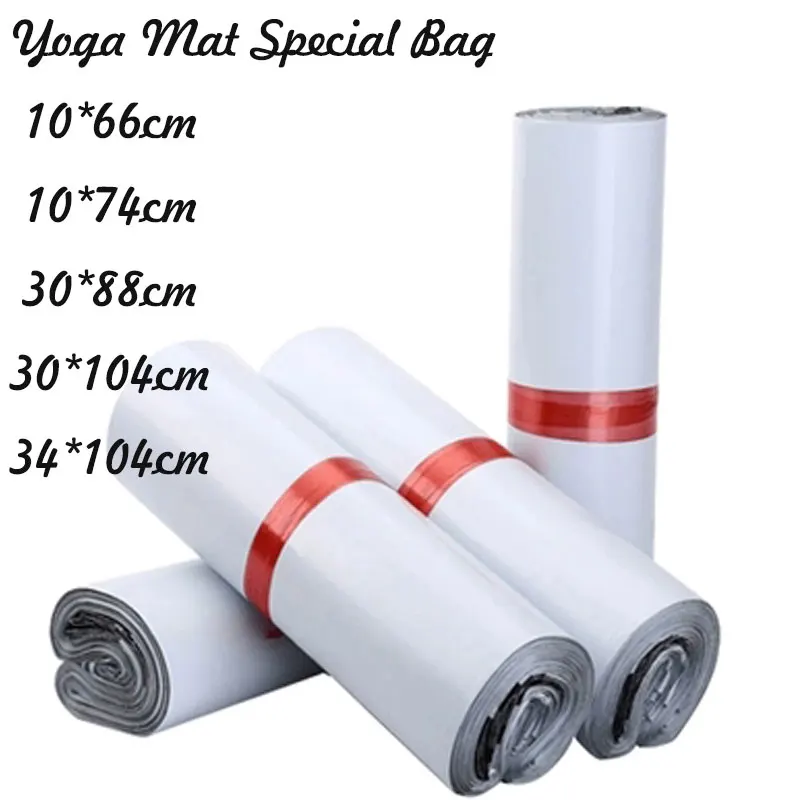 50Pcs White Self-seal Adhesive Courier Bags Yoga Mat Special Bag Plastic Poly Envelope Mailer Postal Shipping Mailing Bags