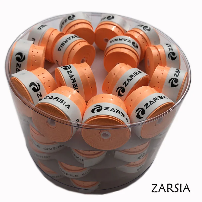 

60 pecs (Bright orange) Sticky feel Overgrip tennis grip,perforated Badminton Grip,tennis overgrip,tennis racket grip