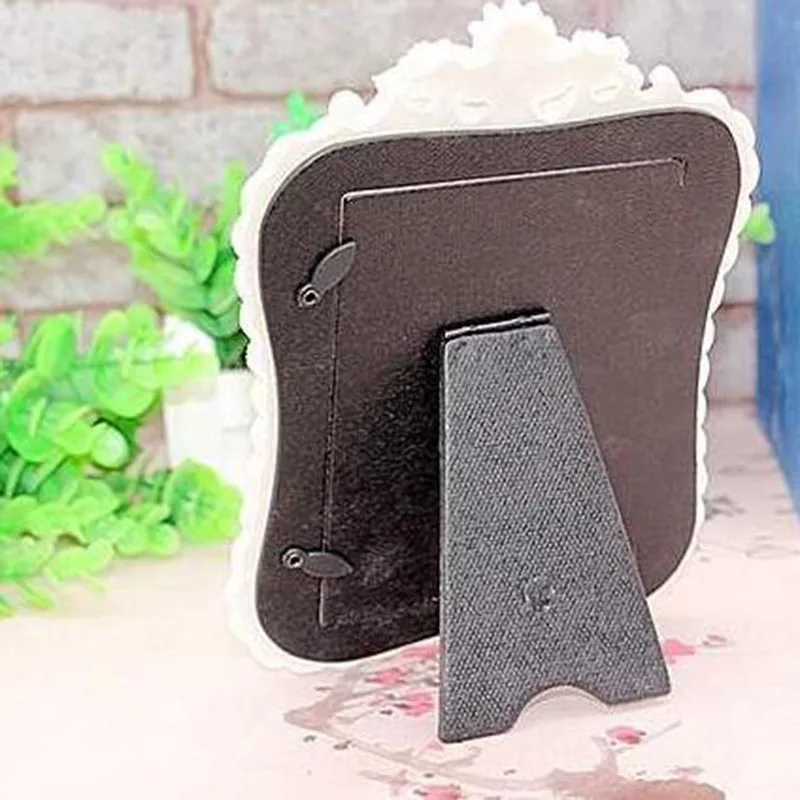 6inch 7inch Picture Frame European Style Resin Rose Flower Photo Frame Oval Rectangle Shape Frames for Wedding Gifts Home Decor