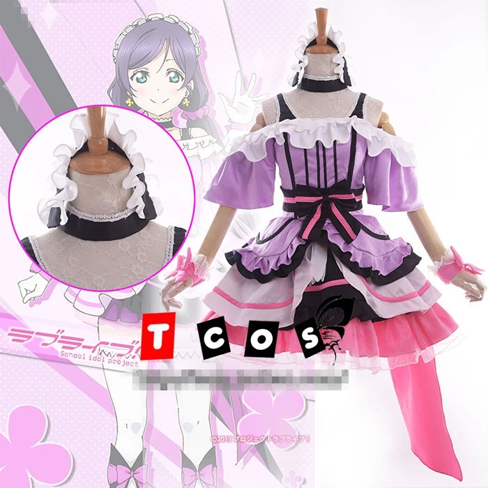 Love Live Season 2 Kira-Kira Sensation Tojo Nozomi Cosplay Costume Custom-Made Free Shipping B