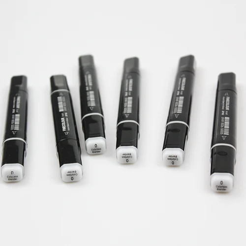 Imagen 2 del producto FINECOLOUR-rotulador artístico de doble punta, licuadora incolora, tinta profesional a base de Alcohol para colorear y dibujar creativos No.0, 1/3/6 Uds.
