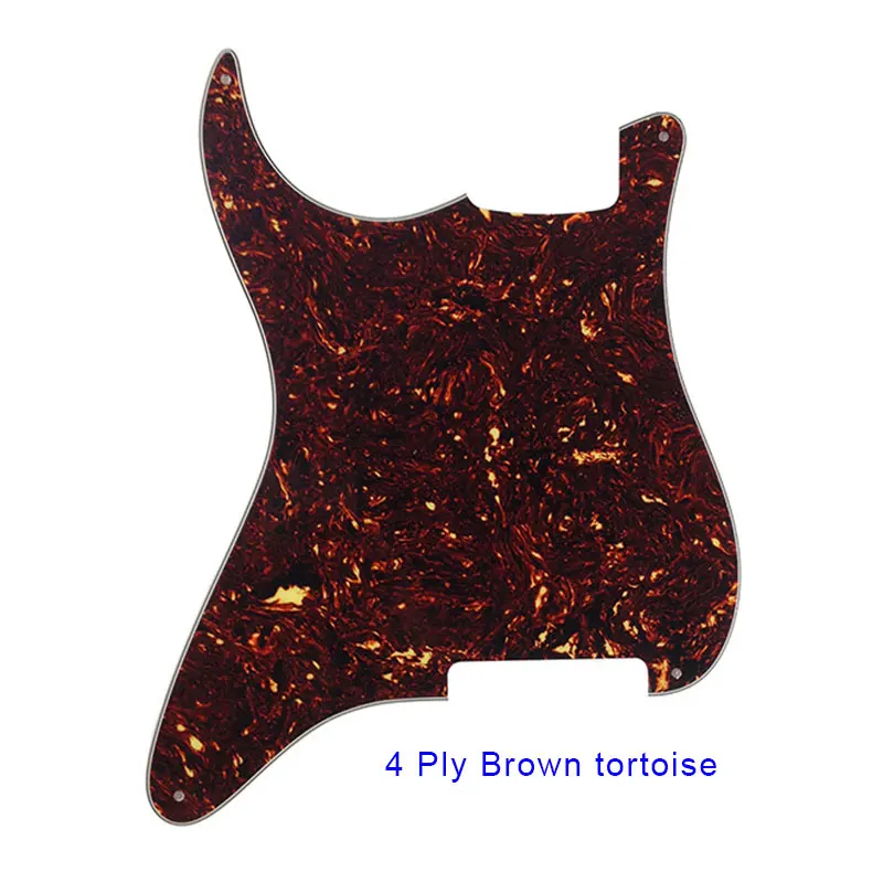 Pleroo Quality Guitar Parts - For Left Handed 4 Holes Guitar Strat Pickguard Blank Material For Strat Style Custom