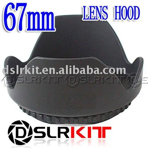 DSLRKIT 67mm Lens Hood Petal Crown Flower Shape for Canon Nikon Olympus (67mm lens thread size)