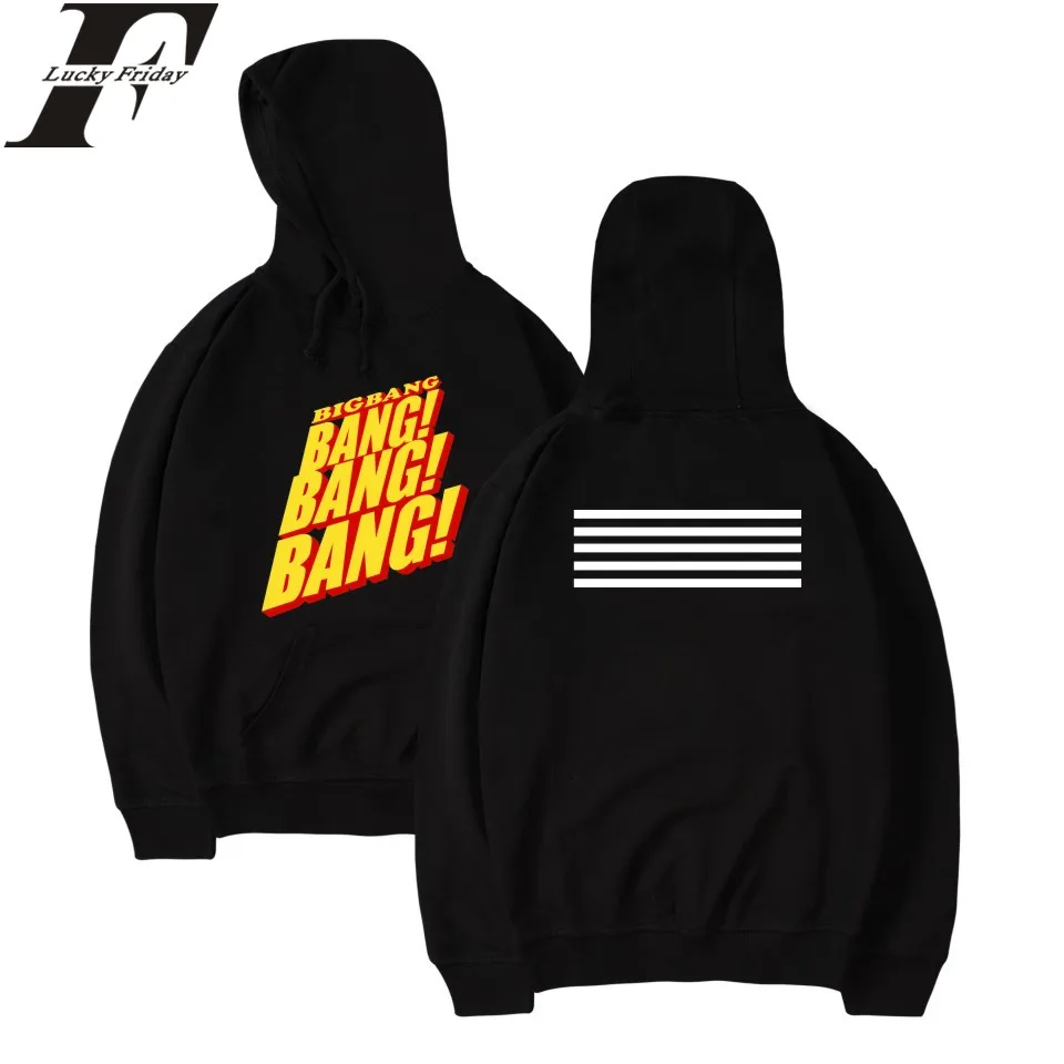 LUCKYFRIDAYF BIGBANG Kpop Harajuku Hoodies Sweatshirts Women Men Fashion Hoodie Women men Casual Cloth Streetwear pullover tops