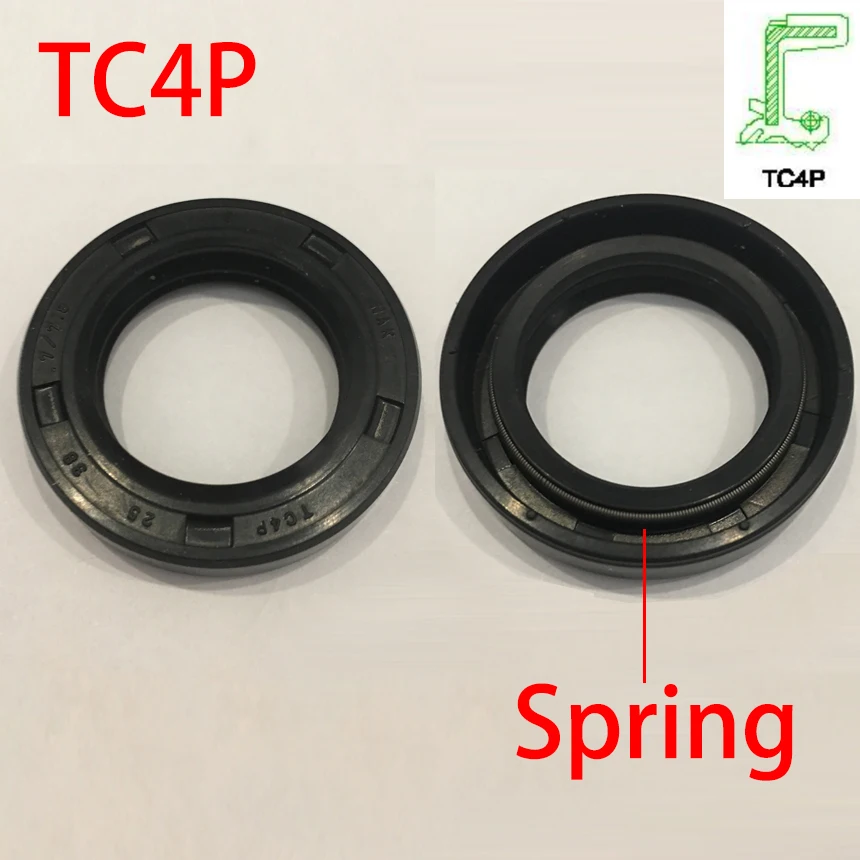 

TC4P 25*38*7/7.8 25x38x7/7.8 25*40*6/7.3 25x40x6/7.3 NBR Rubber Rotary Automative Steering Gear Spring Gasket Skeleton Oil Seal