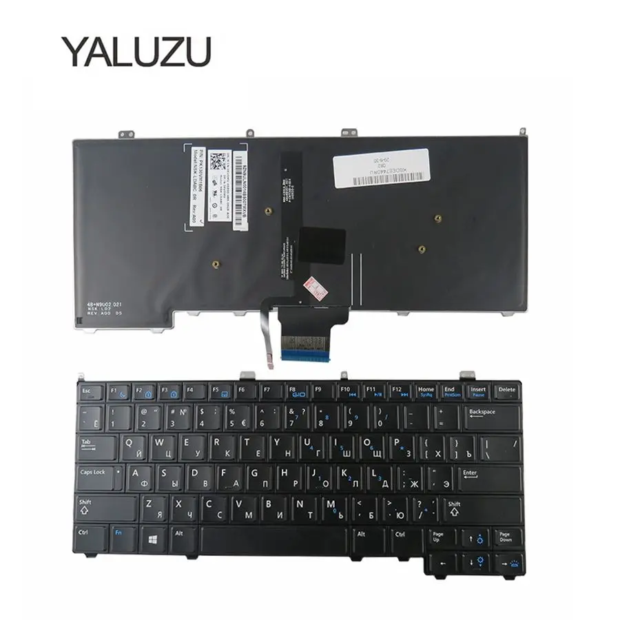 

Russian Laptop Keyboard For Dell E6430U E6430S 6530U 6430u-100TB With Backlight Black Laptop Keyboard RU