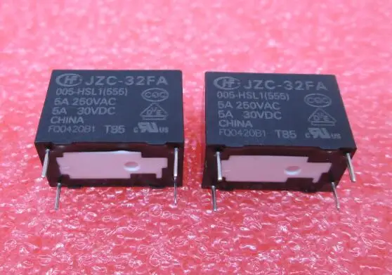 NEW relay JZC-32FA-005-HSL1 HF32FA-005-HSL1 JZC-32FA 005-HSL1 JZC32FA005HSL1 JZC32FA 005HSL1 5VDC DC5V 5V DIP4 Free shipping