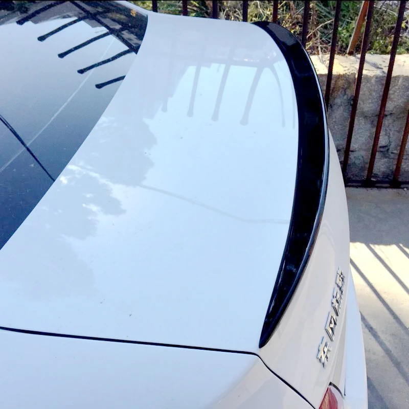 ABS Plastic Material Unpainted Primer Rear Trunk Boot Wing Spoiler For Peugeot 301 Spoiler 2013 2014 2015 Car Styling