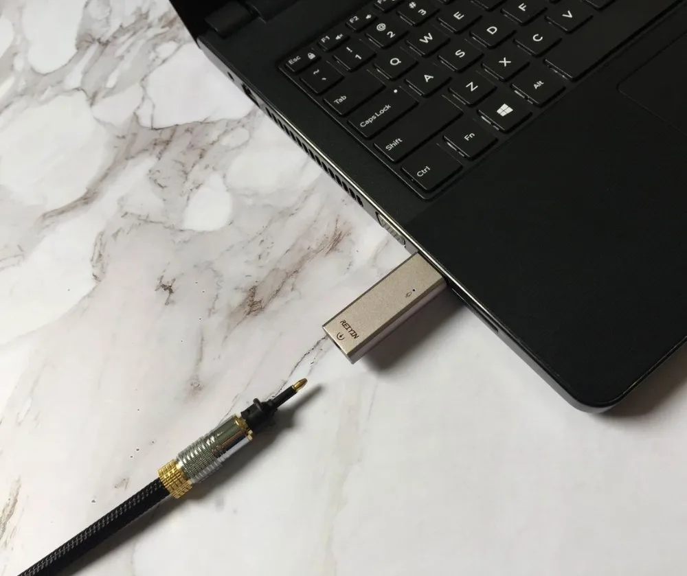 Adattatore Audio Reiyin 192khz 24bit DAC portatile aggiungi porta ottica al dispositivo di gioco PC PS4