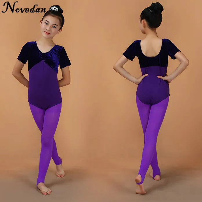 Medias de estribo de Ballet para niñas, pantalones de Spandex para gimnasia, Yoga, baile, Fitness, pantimedias de Ballet convertibles con agujeros