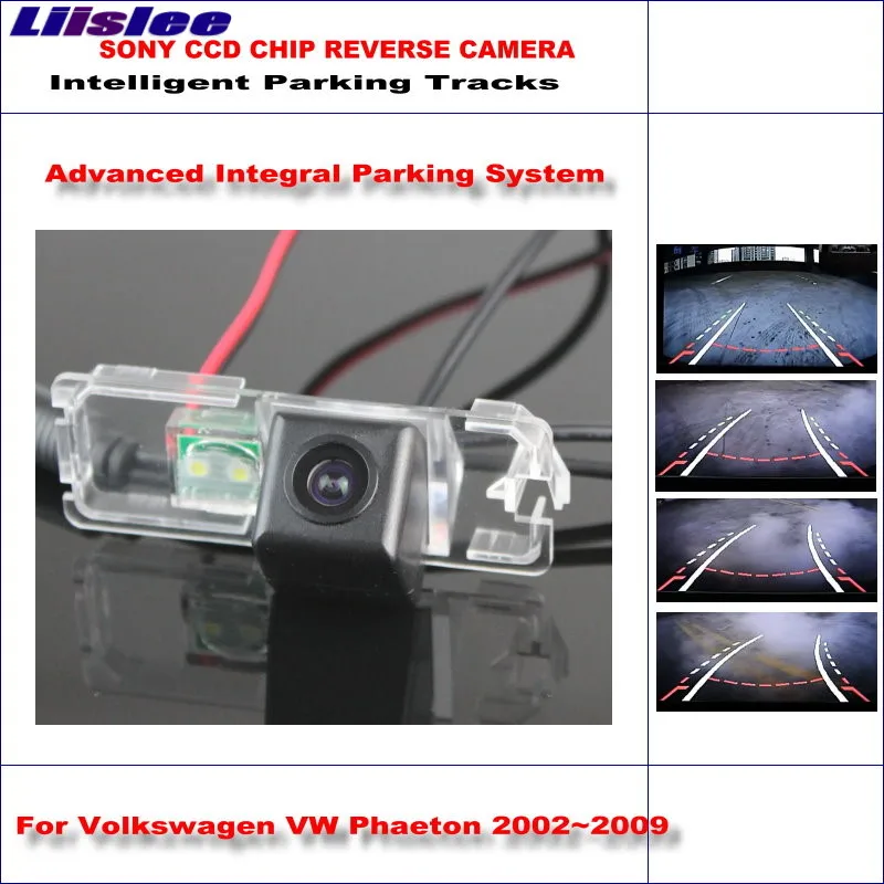 

Auto Intelligent Parking Tracks Rear Camera For VW Phaeton 2002~2009 Backup Reverse NTSC RCA AUX HD SONY CCD Night Vision CAM