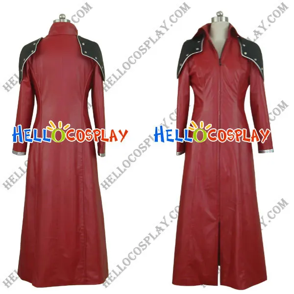 

Final Fantasy Genesis Red Overcoat Cloak Costume H008