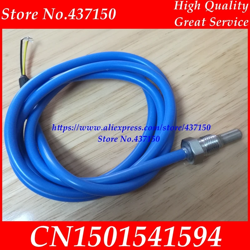 High temperature silicone wire fix temperature sensor M10 thread PT1000 DS18B20 NTC10K thermistor PT100 temperature sensor cable