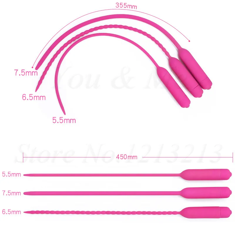 NEW 10 Speed Long Urethral Vibrator Catheter Penis Plug Sex Toys for Men Vibrating Urethra Sound Dilator Massager Dildo Vibrator