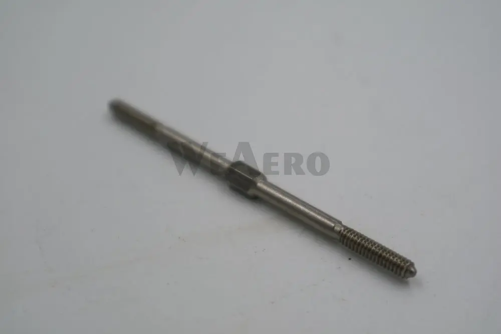 Stainless Steel Hexagon Push Rod M3*2.5inch with U.S System Left & Right Teeth