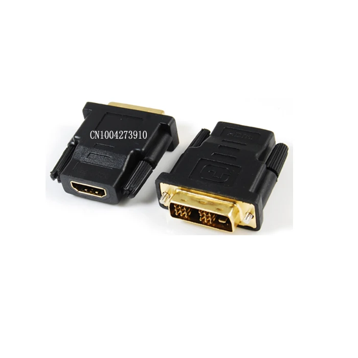 DVI 18+1 Male Compatible-HDMI Female Adapter Connector A Female HDMI-Compatible to DVI 18+1 Male Connector Adapter DVI  to HD