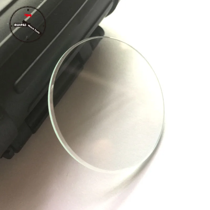 2pcs/lot 36mm 36.5mm watch glass crystal 2mm thickness Flat Round Watch Glass for Replacement