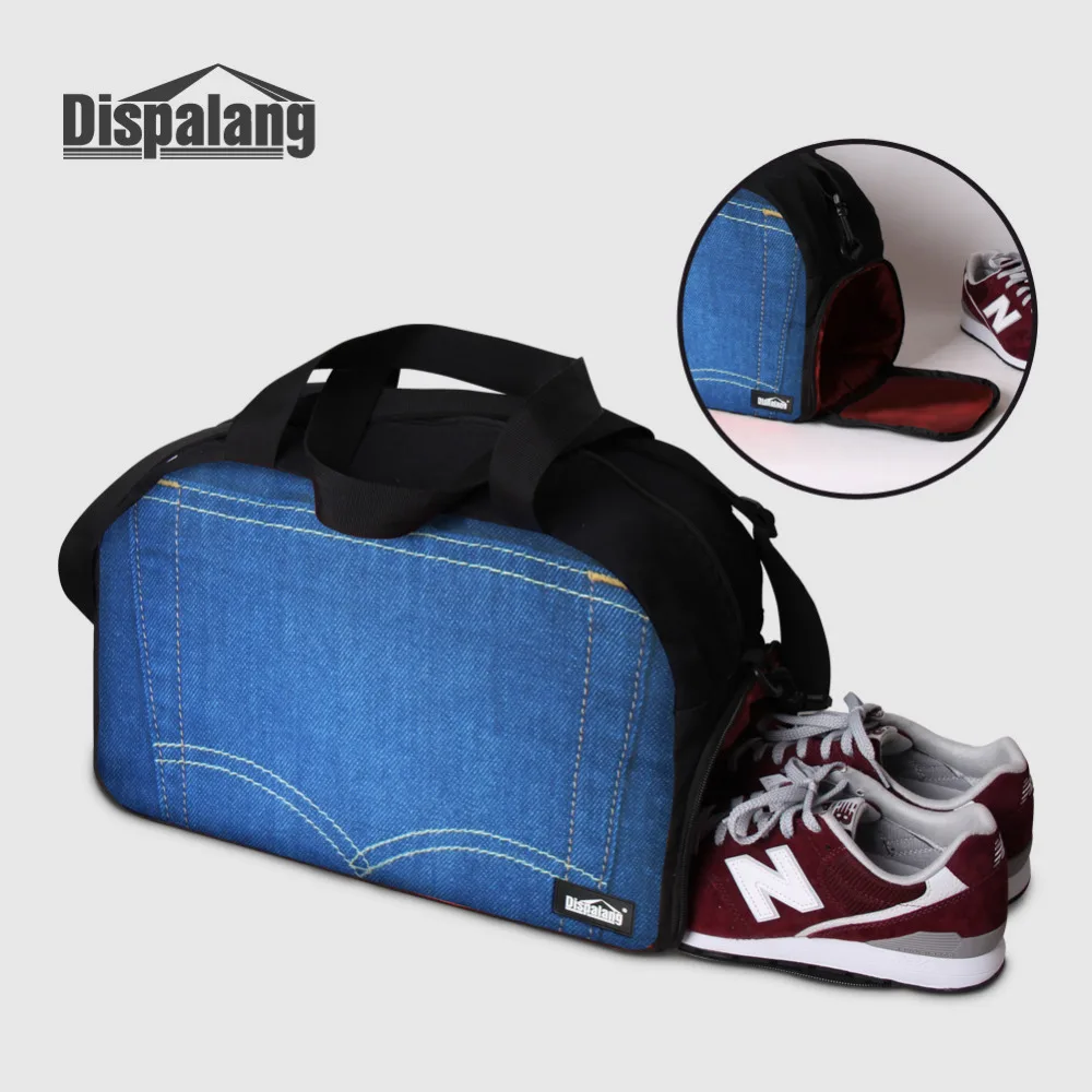 Dispalang Travel Bags With independent Shoes Storage Large Capacity Luggage Bag Polar Bear Print Travel Duffle Bag Travel Bags