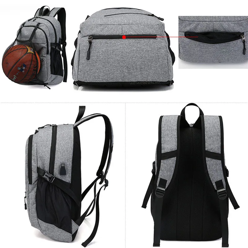 Basketball Backpack Gym Fitness Bag Sporttas Net Ball Bags for Men Sports Sac De Sport Men's School Boys Shoulder Bag XA414WA
