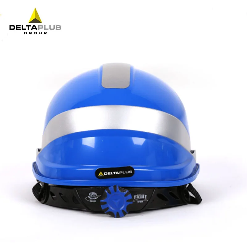 DELTAPLUS 102029 helmet ABS insulation Fluorescent warning tape Safety helmet Size free to adjust High grade Protection helmet