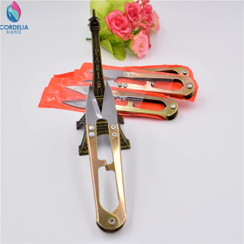 

100 шт., портативные мини-ножницы для одежды