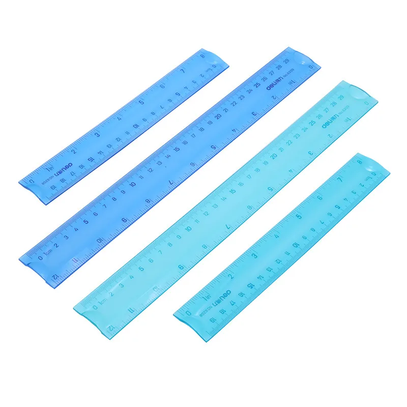 Soft Ruler multicolour student flexible ruler tape measure 15cm 20cm 30cm(6\8\12inch) Straight Ruler Office School supplies