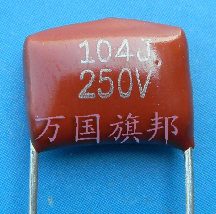 Free Delivery. CL21 metallized polyester film capacitor 250 v 104 0.1 0.1 uF uF