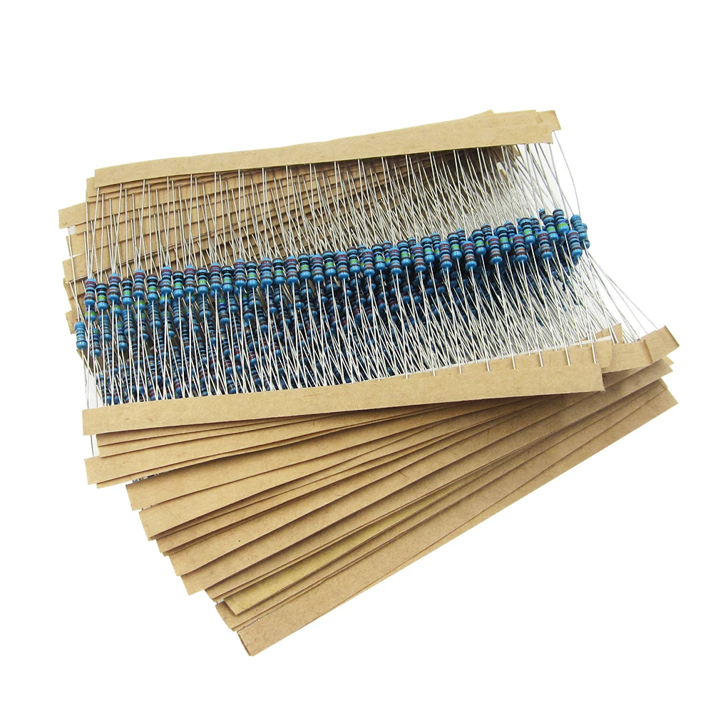 400Pcs 1/4w Resistance 1% Metal Film Resistor Kit Set 20 Kinds Each 20