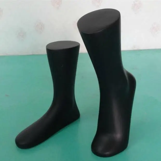 Free Shipping!! Wholesale One Sets Different Design Black Fiberglass Mannequin Foot Model Made In China