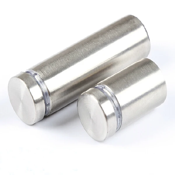 

Wkooa 25 x 120mm Stainless Steel Glass Standoffs Hardware Advertising Nail Silver