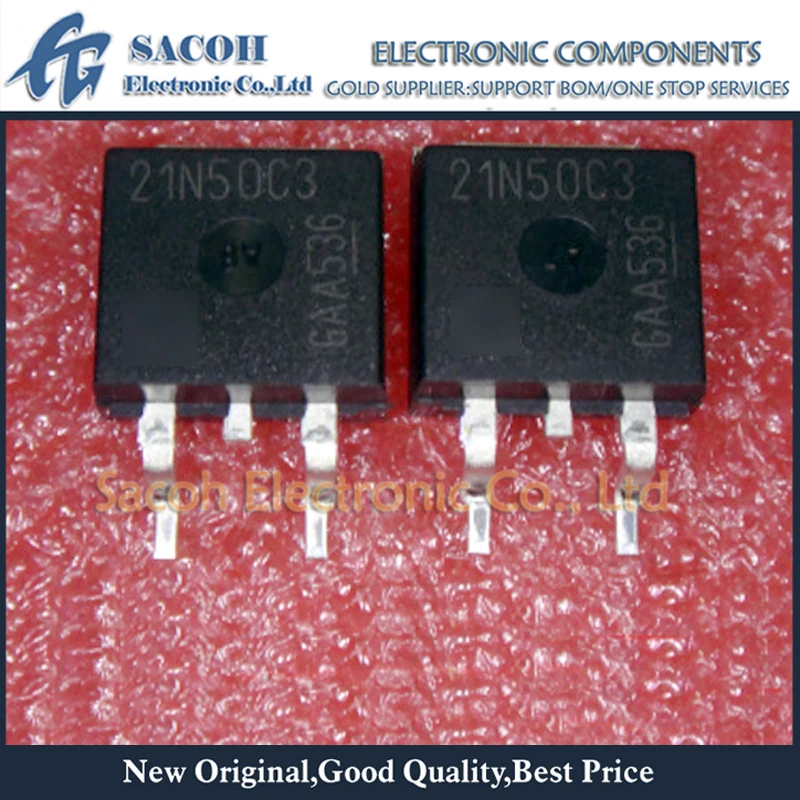 Refurbished Original 10Pcs/Lot SPB21N50C3 21N50C3 OR SPI21N50C3 21N50 TO-263 21A 500V Power MOSFET Transistor