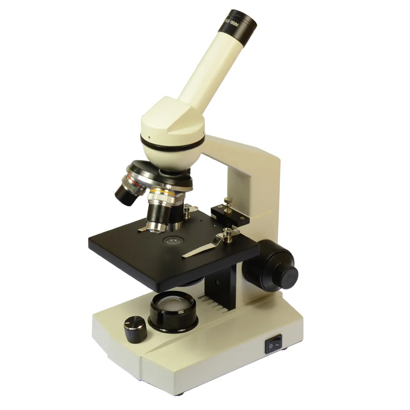 

Educational Student Monocular Biological Microscope Set with Slide 40X - 400X for Lab Experiment Mircoscopes Biological