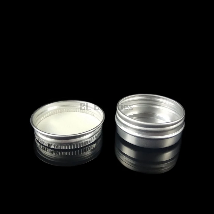 500pcs/lot 15g Aluminium Cream jar Aluminum Jar Makeup Cases Makeup Box Empty Sample Jars Container For Packing