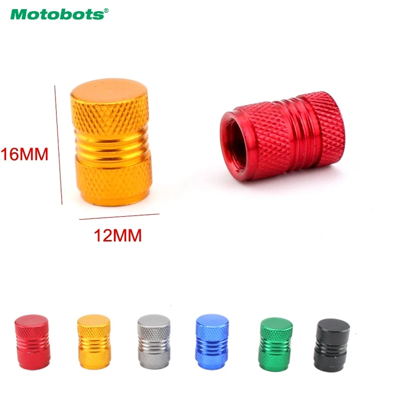 MOTOBOTS 200pcs Auto Bicycle Car Tire Valve Caps Tyre Wheel Hexagonal Ventile Air Stems Cover 7-Color #CA5486