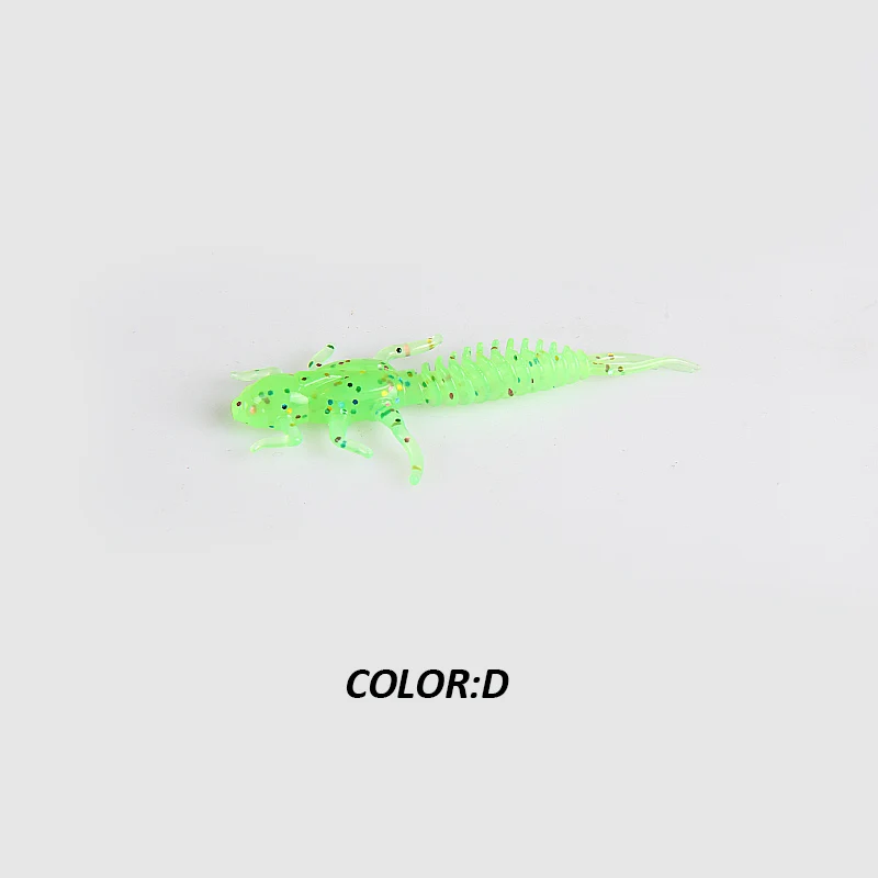 2019 neue Erreichen Weiche Köder Weiche Kunststoff Köder Larve 6 cm/5 cm Schwimmende Süßwasser Swimbaits Silikon Weichen Köder wurm Für Angeln
