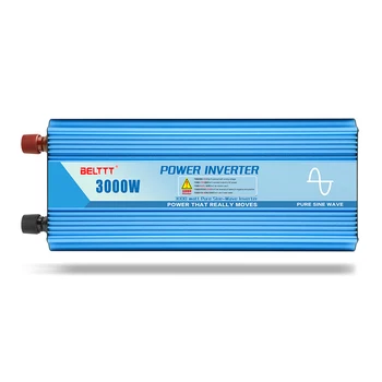 Free shipping 12 volt 220 volt 3000w pure sine wave inversor wholesale with good price