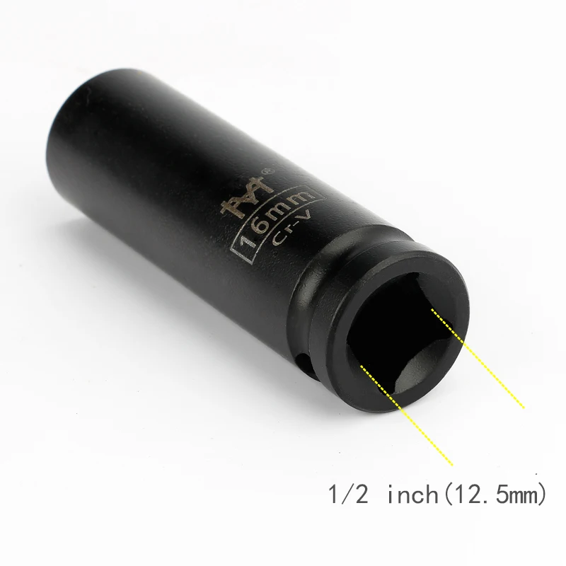 Imagem -03 - Polegada Unidade de Impacto Profundo Soquetes de ar Métrica Pneumática Cabeça Chave de Soquete 1038 mm Padrão Durável Ferramentas de Reparo do Caminhão do Carro Auto 1