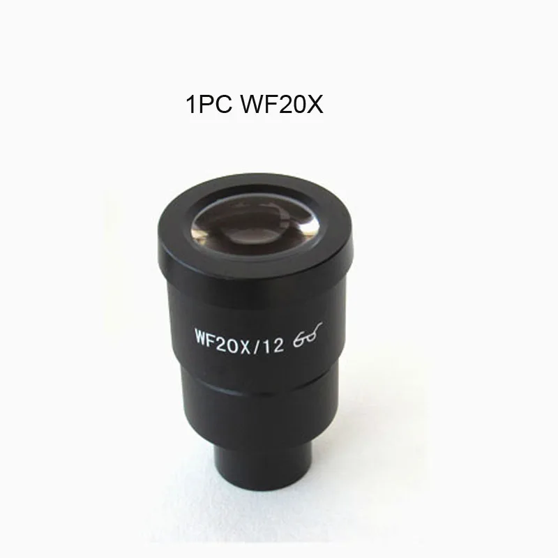 Di alta Qualità WF10X WF15X WF20X Stereo Microscopio Oculare Proiezione Arretrata Obiettivo Grandangolare Dimensioni di Montaggio 30 millimetri di Metallo con eyeguard