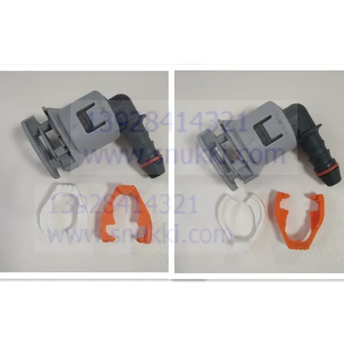 Imagen 2 del producto Conector rápido de línea de combustible original para automóvil, codo ID6 de 7,89mm, accesorios de tubería de combustible 5/16, conector hembra de filtro de gasolina, 2 uds por lote