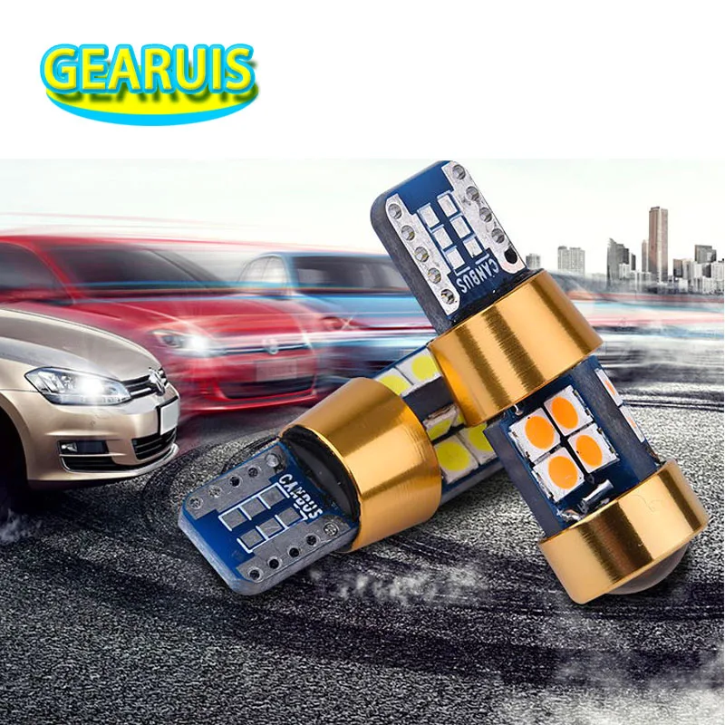 2X 12V-24V T10 Canbus 19 SMD 3030 LED 2W No error non polar 168 W5W 194 Car Side Wedge Light for Volkswagen Golf 6 Sagitar Seat