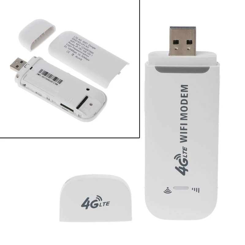 TIANJIE 4G LTE USB Modem Wifi Router Unlock Wireless CAR Adapter Network Sticker 3G SIM Card Slot Mobile Wi-Fi Dongle Hotspot