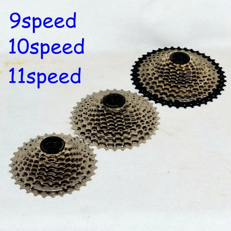 9/10/11 Speed Cassette 11-50 T Wide Ratio Freewheel Mountain Bike MTB Bicycle Cassette Flywheel Sprocket Compatible with Sunrace