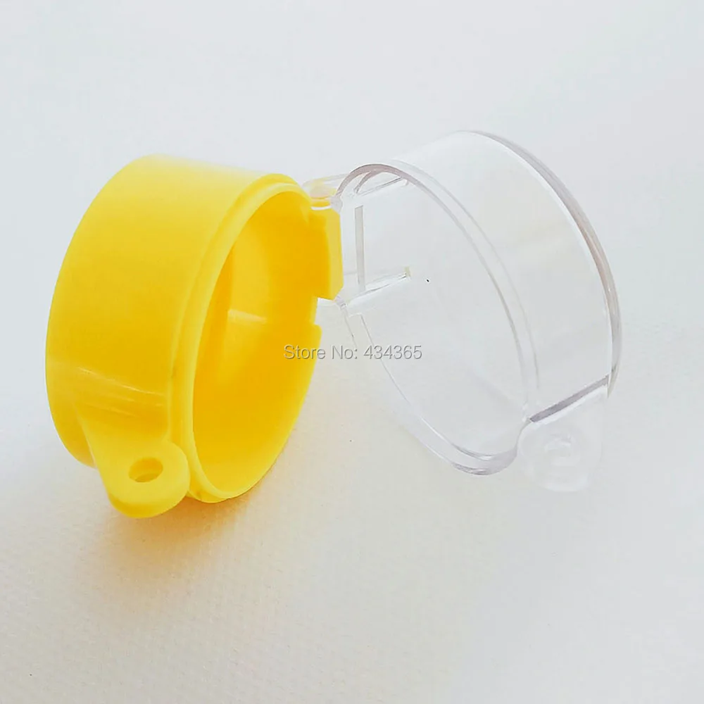 Free Shipping 22mm Emergency Stop Push Button Switch Protection Guard Cover Transparent Button Switch Protector Box