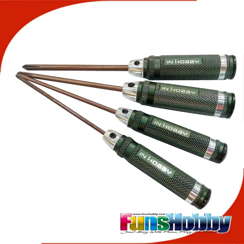 IN Hobby V9 Metric Phillips Screwdriver 3.5mm 4.0mm 5.0mm 5.8mm High Precision Hand Tools for RC Model Cars Helicopter Boat